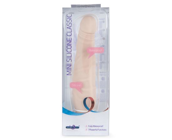 Seven Creations Mini Silicone Classic Vibrator - Flesh