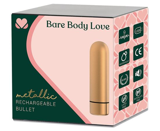 Bare Body Love Metallic Rechargeable Bullet Vibrator