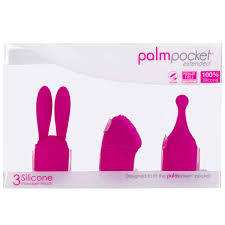 PalmPocket Extended – Silicone Massage Heads – For Use with PalmPower Pocket