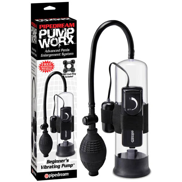 Pump Worx Beginners Vibrating Penis Pump