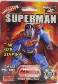 SUPER MAN Fast Acting Male Sexual Performance Enhancer Pill. 1 capsule