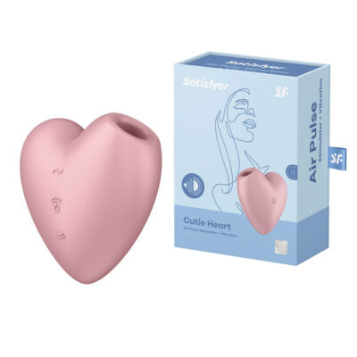 SATISFYER CUTIE HEART STIMULATOR & VIBRATOR