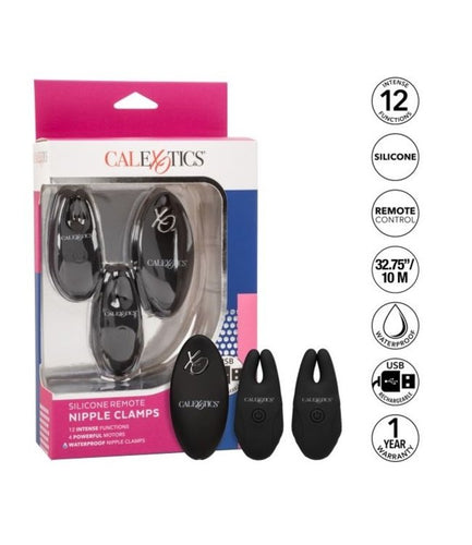 Calexotics Silicone Remote Nipple Clamps